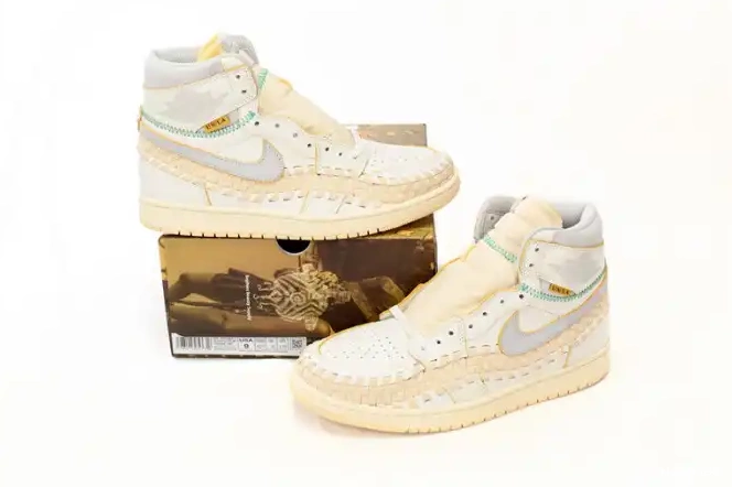 High Jordan FD2565-100 Supply Retro 1 Bephie's OG Sail Union Woven SP Beauty 0507